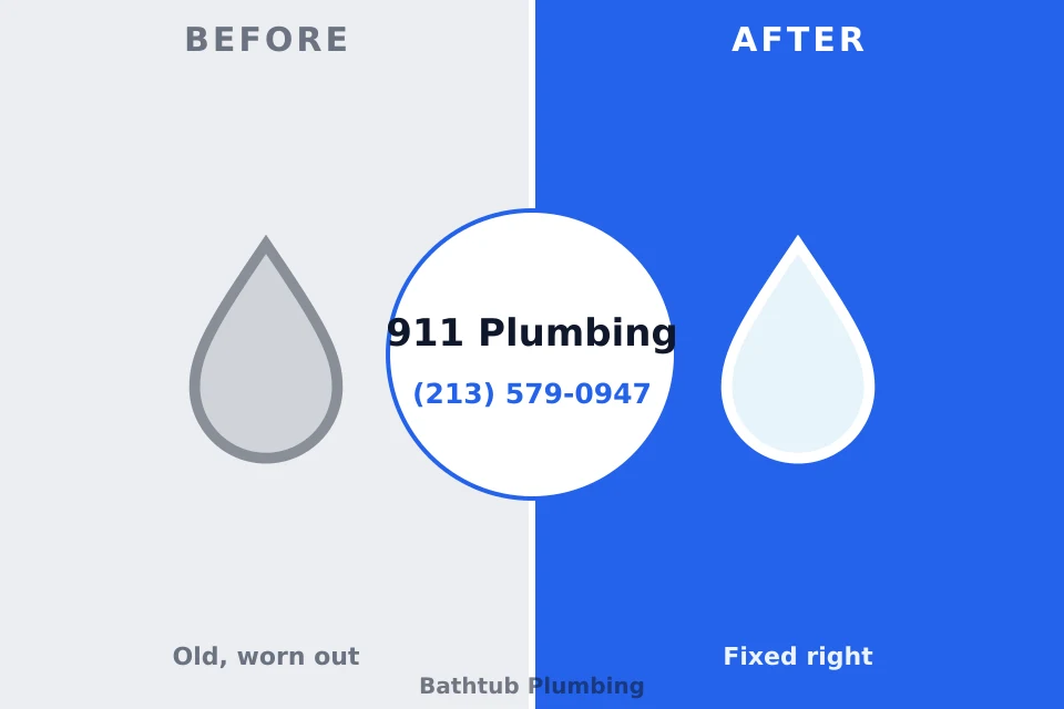 Before and after: plumbing repair Emory, TX